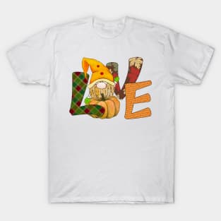 Love Fall Gnome T-Shirt